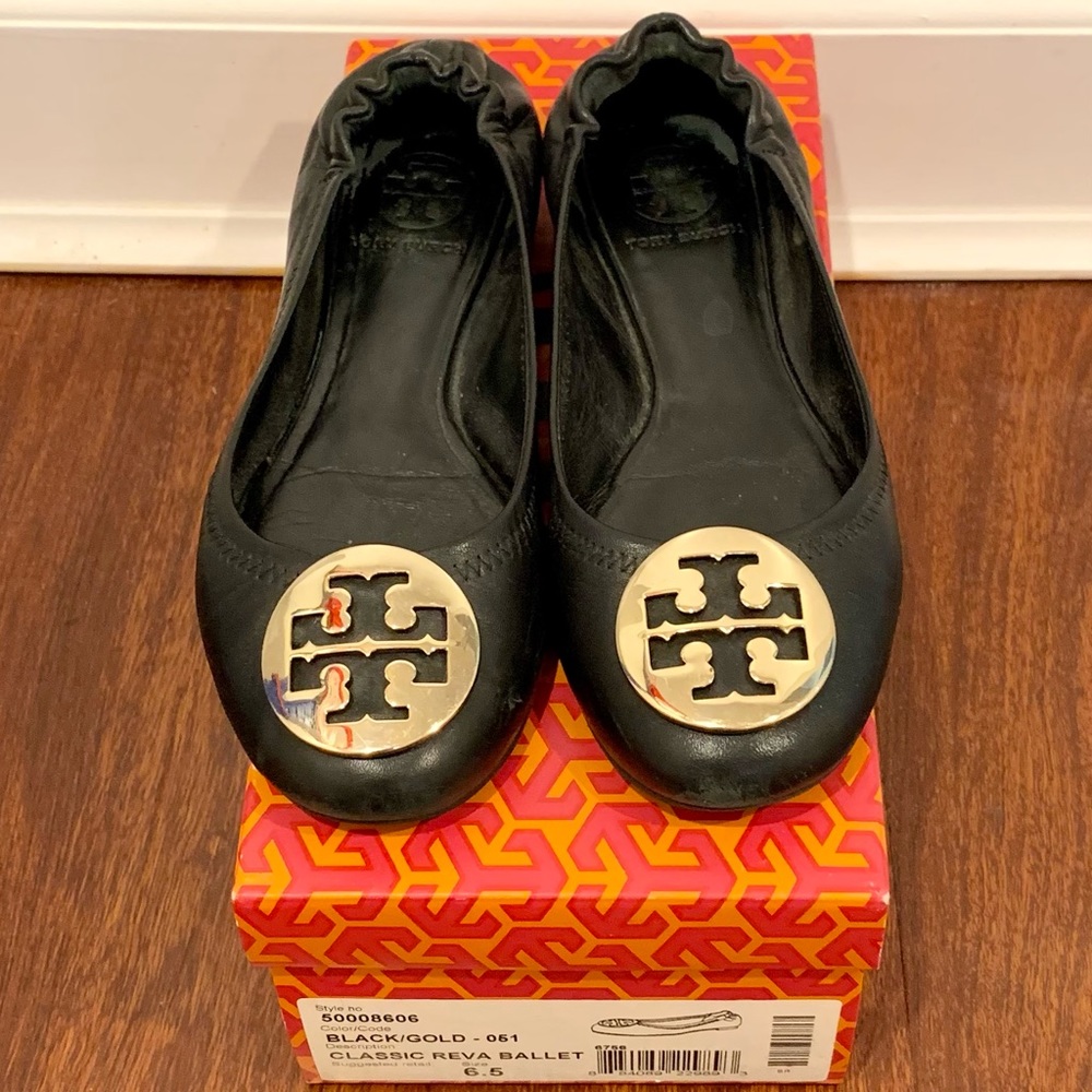 Tory Burch Minnie Travel Ballet Flats 6.5